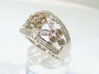 Beautiful Diamond ring featuring the very popular Champagne Diamonds.