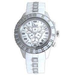 Christian Dior Mens Chronograph Diamond Watch  