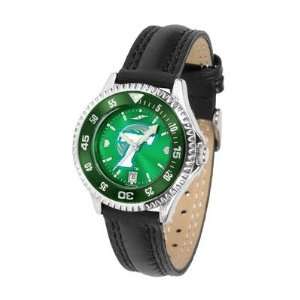 Tulane University   Green Wave Competitor Anochrome  Poly/leather Band 