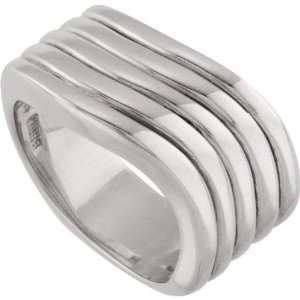  51074 Silver Size 08.00 Fashion Ring Jewelry