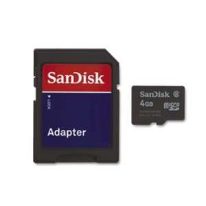   Memory Card WITH Adapter 4gb Stores Media Rich Files Electronics