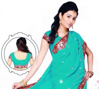 Wedding Chiffon Bollywood Sequin Saree Sari Curtain BellyDance Boho 