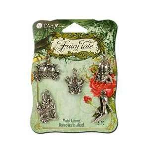   Fairy Tale Antique Silver Fairy Princess Charms Arts, Crafts & Sewing
