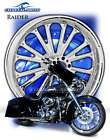 raider chrome front custom motorcycle wheel package str front baggers 