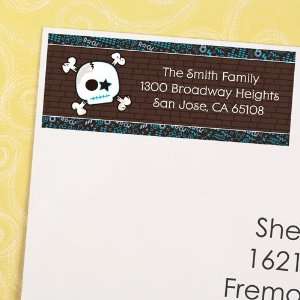   Skull   30 Personalized Birthday Party Return Address Labels Office