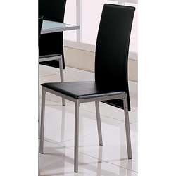 Pearl Black Metal Dining Chairs (Set of 4)  