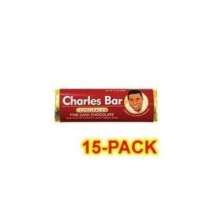 The Charles Bar   Sugar Free Dark Chocolate Candy Bar   15/pk  
