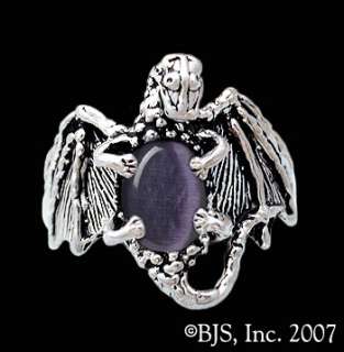   with Genuine Gemstone, Dragon Jewelry, Your Size, Made in USA  