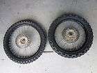 00 HONDA CR 125 OEM WHEELS rims tires hubs bearings PAINTED BLACK 