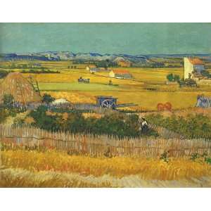 Reproductions, Art Reproductions, Vincent Van Gogh, Harvest at La Crau 