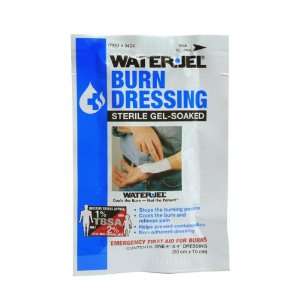  Water Jel Burn Dressing, Sterile 4 X 4, First Aid Kit 