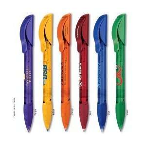  2339    Hattrix Plastic Clip Translucent Pen Office 
