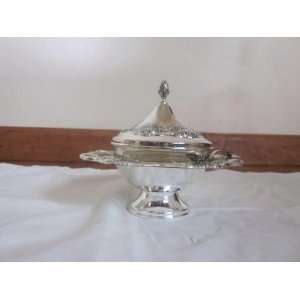  Jaks Trading Silver Plated Honey Dish for Parties and 