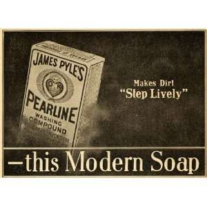  Pearline Washing Compound Soap Box   Original Print Ad