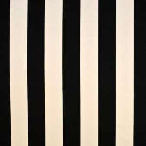   Club Stripe   Ivory Black Indoor Upholstery Fabric Arts, Crafts