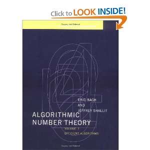  Algorithmic Number Theory, Vol. 1 Efficient Algorithms 