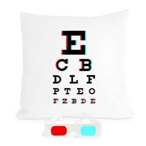  Heather Lins Home 3 D Eye Chart Pillow