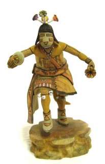 Native American Hopi Carved 8 Maswik Fetching Kachina Doll   Coolidge 