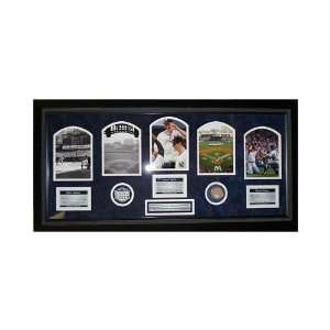   Used New York Yankees Perfect Games Collage Framed. MLB Authenticated