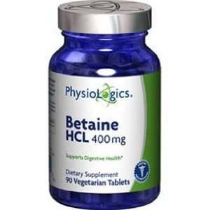  Physiologics   Betaine HCL 400mg 90 vtabs Health 