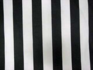   WHITE 1 WIDE STRIPES JAILHOUSE PRISON REFEREE SEWING 60 FABRIC BTHY