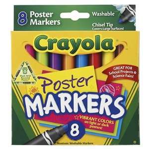  15 Pack CRAYOLA LLC FORMERLY BINNEY & SMITH POSTER MARKERS 