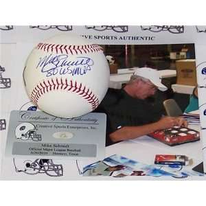  Mike Schmidt Autographed/Hand Signed Official Major League Baseball 