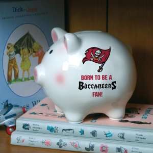 TAMPA BAY BUCCANEERS Born To Be Personalized Team Logo PIGGY BANK (6 