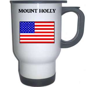   Holly, North Carolina (NC) White Stainless Steel Mug 