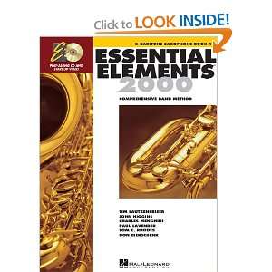  Essential Elements 2000 Baritone Sax Book 1 Plus DVD and 
