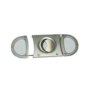   Stainless Steel 2 Blade Cigar Cutter Double