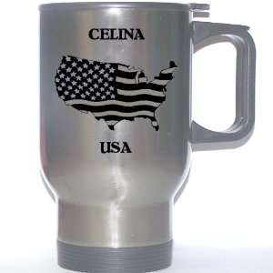  US Flag   Celina, Ohio (OH) Stainless Steel Mug 