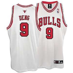  Luol Deng White adidas NBA Authentic Chicago Bulls Jersey 