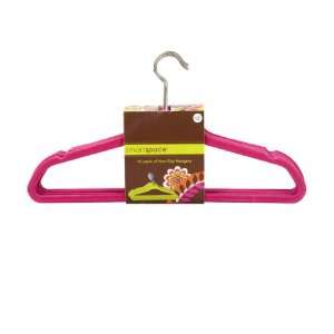  Smart Space Pink 10pk Non Slip Hangers