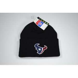  Houston Texans Cuffed Black Beanie Cap 