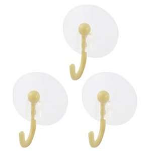  Amico Bathroom Kitchen YelloW Clear Plastic Suction Cup 