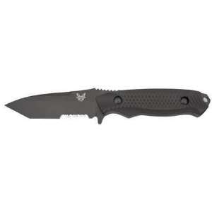  BENCHMADE 148SBK Fixed Blade Knife,Tanto,Blk,3 1/2 In 