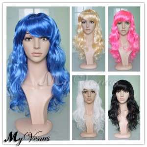   in stock) NWT Super Sexy Womens Long Wavy Synthetic Full Wig 21 Inch