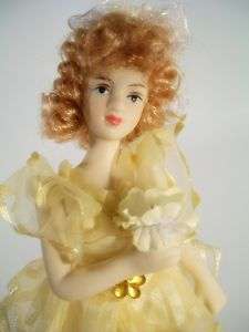 Memories Collection Completely Porcelain Ballerina Doll  