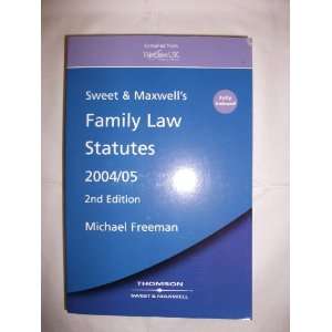   Maxwell Family Law Statutes (9780421891401) Michael Freeman Books