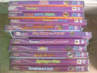 11 QTY Barney and Friends Assorted Brand NEW DVD SET  