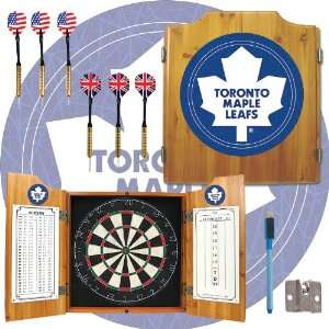   Maple Leafs Dart Cabinet includes Darts and Boar Patio, Lawn & Garden