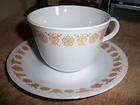 CORNING WARE CORELLE DISHES 8 5 BUTTERFLY GOLD 4  