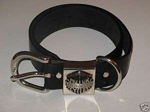 HARLEY DAVIDSON MOTOR CYCLES BELT WITH BUCKLE 28/30  