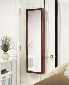MIRROR JEWELRY ARMOIRE ORGANIZER OVER DOOR OR WALL HANG CHOICE OF 6 