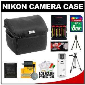Nikon Coolpix 9691 Fabric Digital Camera Case with (4) AA Batteries 