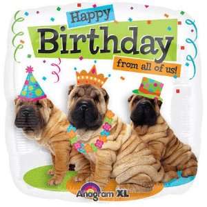  18 Foil Birthday From All Party Dogs Balloon 1 per 