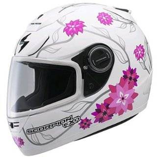  Scorpion EXO 700 Black Dahlia Street Helmet Automotive