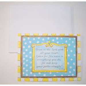     Trust In The Lord, 8 Notecards & Envelopes