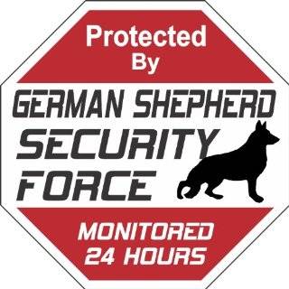 German Shepherd Dog Yard Sign Security Force German Shepherd